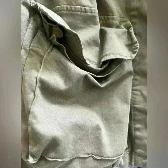 Zara Basic utility army military jacket, size xs, olive army green - Picture 5 of 11